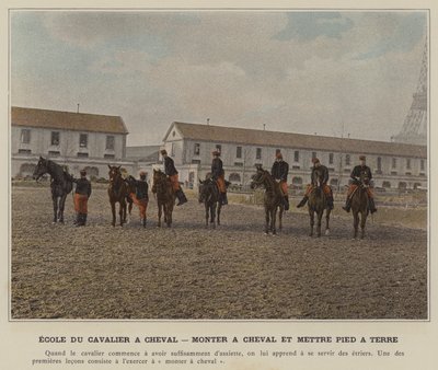 Scuola del Cavaliere a Cavallo, Montare a Cavallo e Scendere da (after) French Photographer