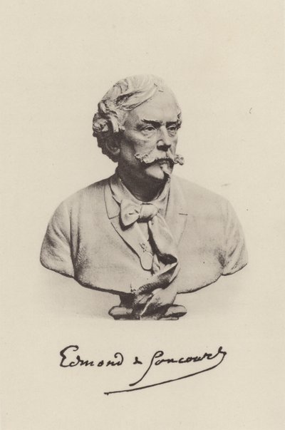 Edmond de Goncourt, romanziere francese (foto in b/n) da (after) French Photographer