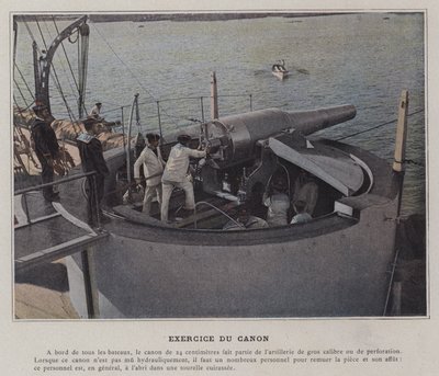 Esercizio del cannone da (after) French Photographer
