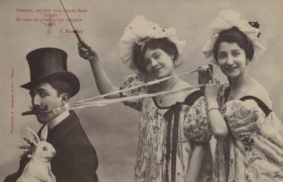 Donne, spesso credete di fare "Chopin" e non fate che un volgare "Coniglio" da (after) French Photographer