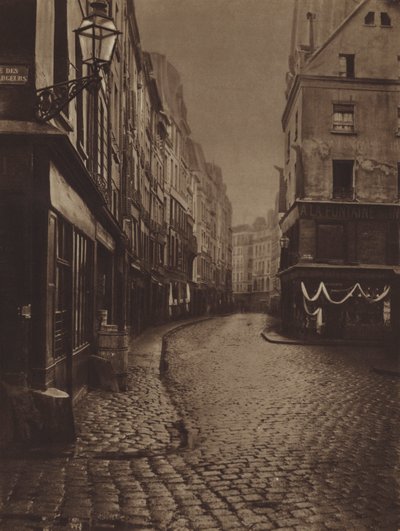 La rue Saint-Honore, vista dall