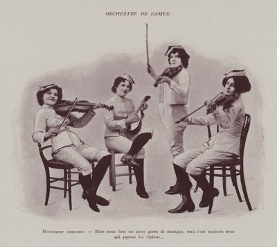 Orchestra femminile da (after) French Photographer
