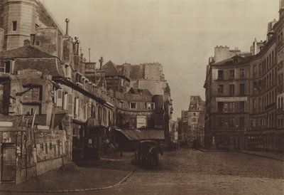Il carré Saint-Martin, visto dalla rue Réaumur da (after) French Photographer