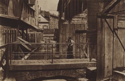 Le rive della Bievre in fondo alla rue des Gobelins da (after) French Photographer