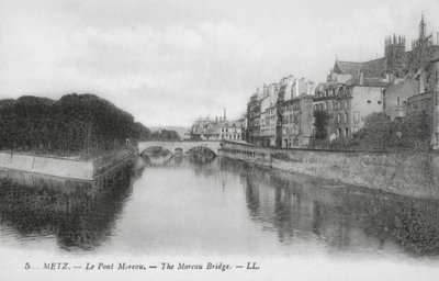 Metz: Le Pont Moreau da (after) French Photographer