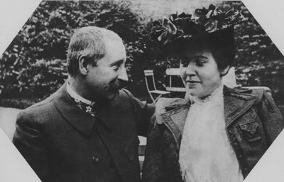 Monsieur et Madame Steinheil (foto in bianco e nero) da (after) French Photographer