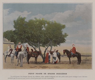 Piccolo posto di spahis indigeni da (after) French Photographer