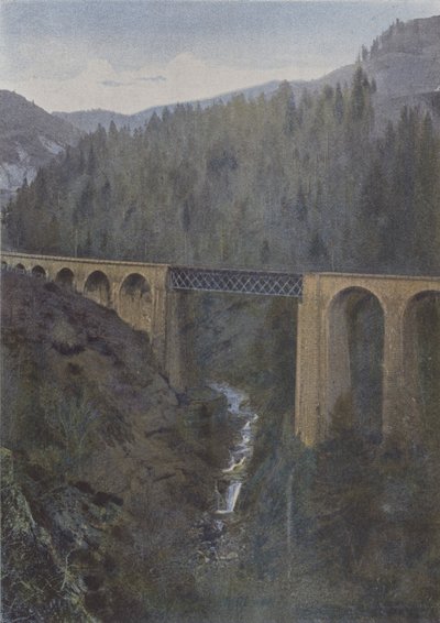 Ponte della ferrovia al Liorant da (after) French Photographer