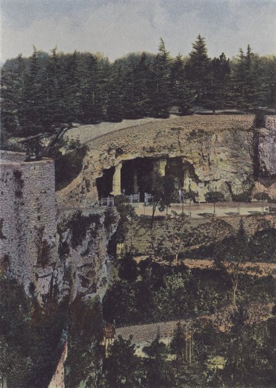 Roc-Amadour, Crypte de Saint-Amadour (foto colorata) da (after) French Photographer