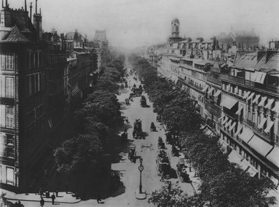 I Grandi Boulevard alla Piazza Druot da (after) French Photographer