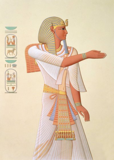 Ritratto del Faraone Mienptah-Hotephimat da (after) French School