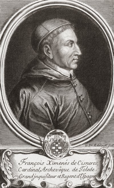 Francisco Jiménez de Cisneros. Ritratto da (after) French School