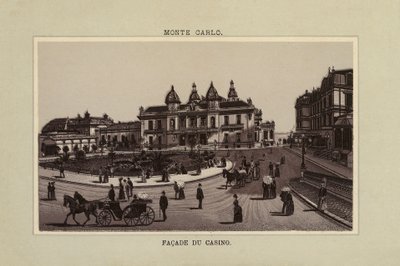 Monte Carlo, Facciata del Casinò da (after) French School
