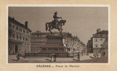 Orleans: Place du Martroi da (after) French School