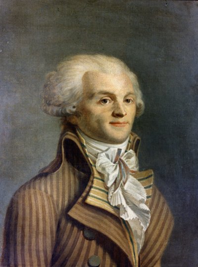 Ritratto di Maximilien Marie Isidore de Robespierre, politico francese da (after) French School