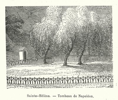 Sainte-Helene, Tomba di Napoleone da (after) French School