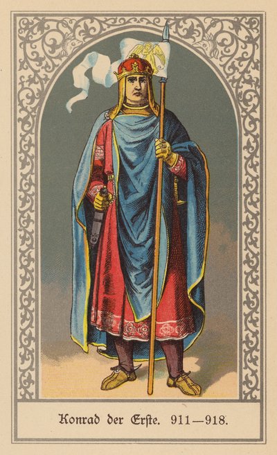 Conrado I di Germania, Re della Francia Orientale da (after) German School