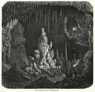 Grotta di Antiparos, Grecia da (after) German School