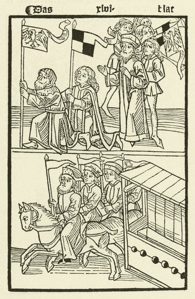Investitura di Federico I della casa degli Hohenzollern come Margravio di Brandeburgo da (after) German School