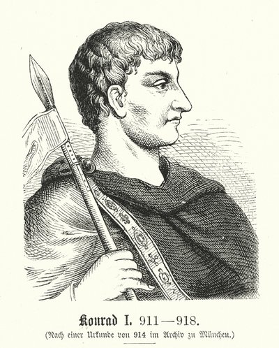 Conrado I, 881-918 da (after) German School