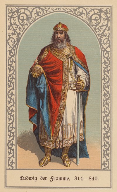 Ludovico il Pio, Re dei Franchi e Imperatore del Sacro Romano Impero da (after) German School