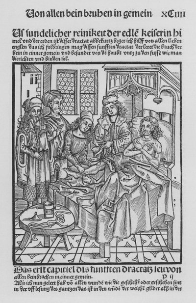 Il libro di Cirurgia di Hieronymus Brunschwig da (after) German School