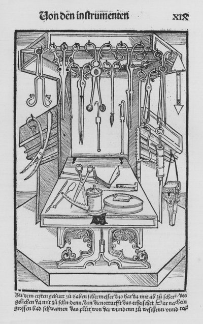 Il libro di Cirurgia di Hieronymus Brunschwig da (after) German School