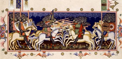 Scena di battaglia (Crociate immaginate) - in 