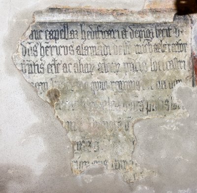 Iscrizione dedicatoria del sacerdote Enrico Allemandi da (after) Italian School
