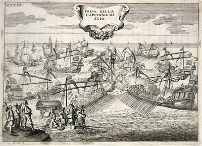 Galeoni e galeazze in battaglia: cattura del Capitano dell