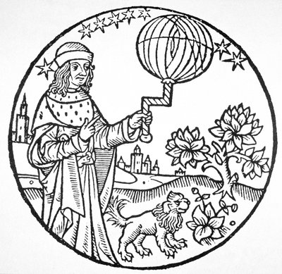 Ritratto ideale di Aristotele (384-322 a.C.), copia di un