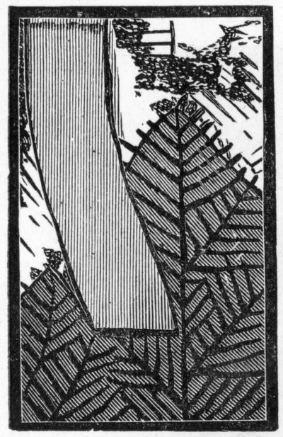 Carta da gioco giapponese con immagine di una foglia da (after) Japanese School