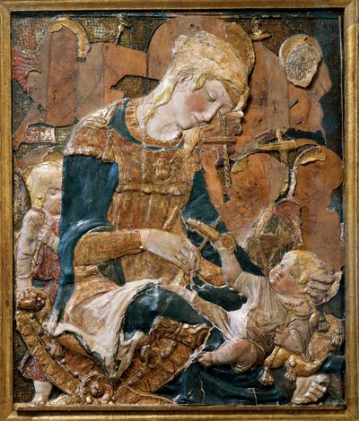 Madonna col Bambino, bassorilievo da (attr. to) Donatello