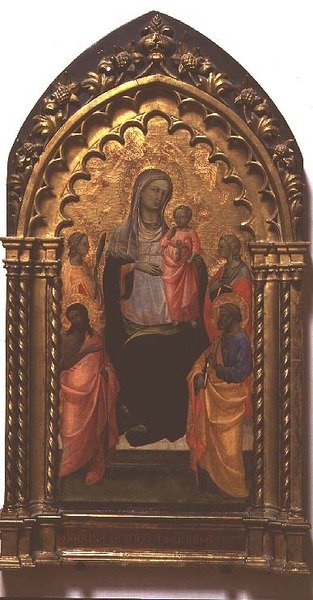Madonna e Bambino con Santi da (c.1370 1425) Lorenzo Monaco