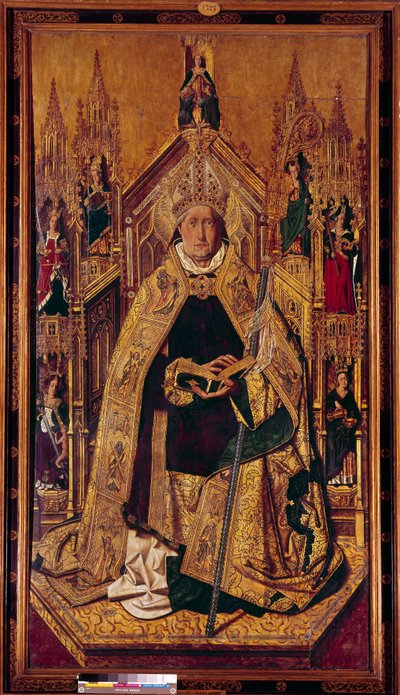 San Domenico di Silos sul trono da Bermejo