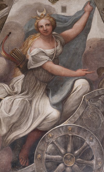 Diana su un carro da (c.1489 1534) Correggio