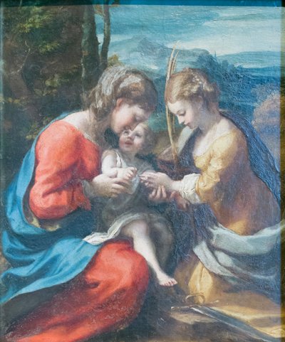 Matrimonio mistico di Santa Caterina da (c.1489 1534) Correggio