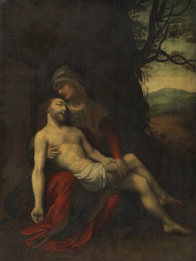 Pietà, c.1520-30 da follower of Correggio