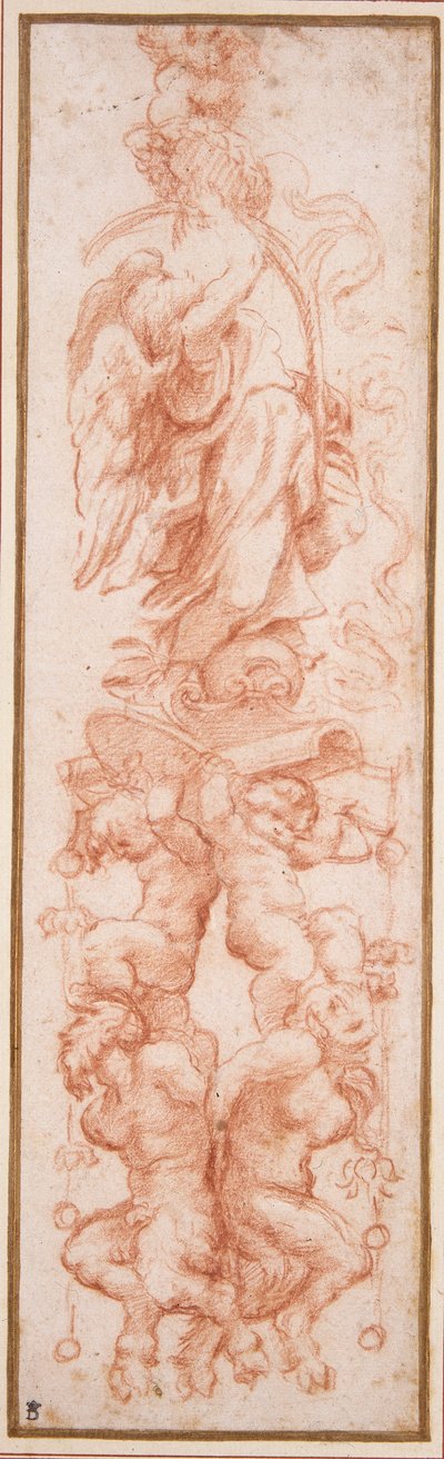 Decorazione grottesca per la costola di una volta da (c.1489 1534) Correggio