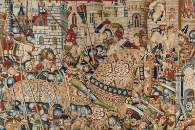 La guerra di Troia: La distruzione di Troia, c.1470 da (fl.1450 75) Master of Coetivy