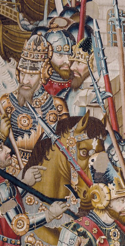 La guerra di Troia: La distruzione di Troia, c.1470 da (fl.1450 75) Master of Coetivy