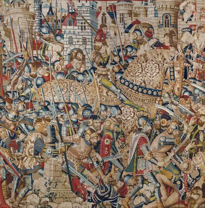La guerra di Troia: La distruzione di Troia, c.1470 da (fl.1450 75) Master of Coetivy