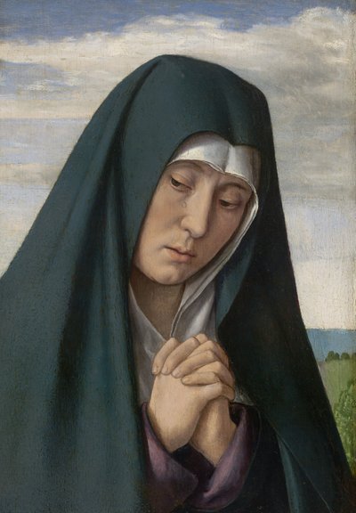 Frammento di Cristo che porta la croce: Vergine in lutto da (fl.c.1483 c.1529) Master of Moulins