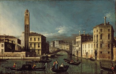 Scena di canale, Venezia da Giovanni Antonio Canal