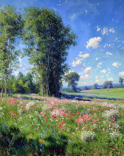 Bella vista in una giornata di sole, natura e alberi, vendita Wall Decor da F. Abderrahim