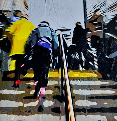 Uscita dalla metropolitana da Mavet