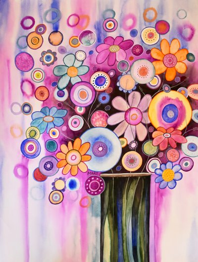 Fiori di fantasia da Marys Watercolors