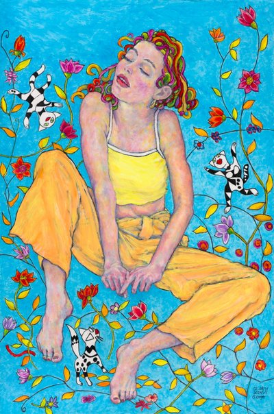 Carolin, tre gatti da Gunter Langer