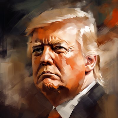 Ritratti di Donald Trump, decorazioni murali e stampe su richiesta da F. Abderrahim