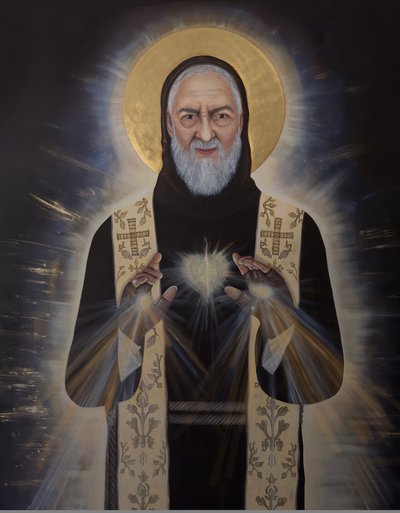 Padre Pio da Simone Amon